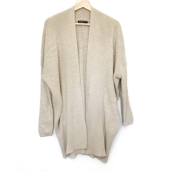 Cotton On Sweaters - Cotton On Cardigan Sweater Tan | Beige Oversize S